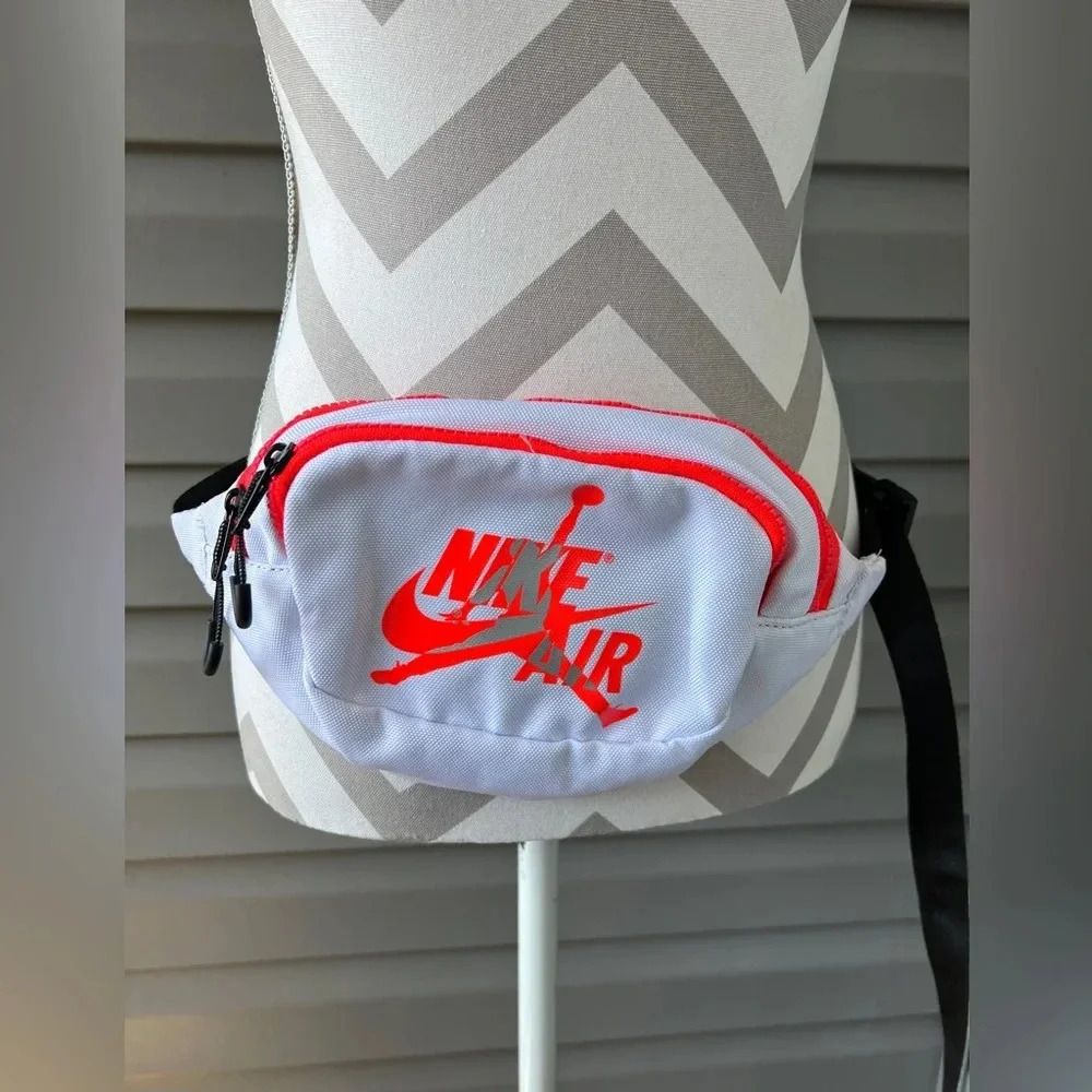 Nike Air Jordan Jumpman Rivals Cross Waist Bag White/Orange